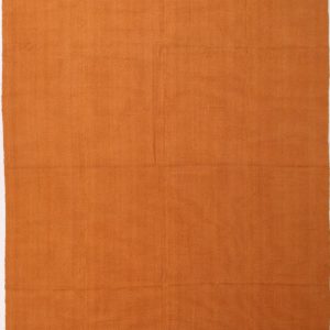 Orange Modern Flatweave Kilim